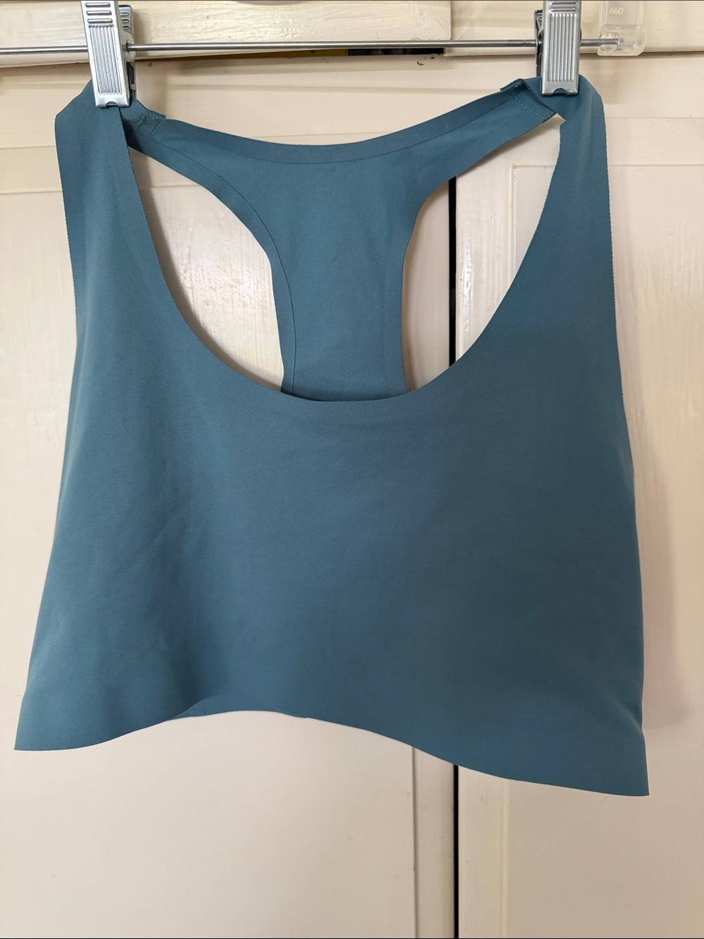 Patagonia Teal Blue Racerback Crop Tank